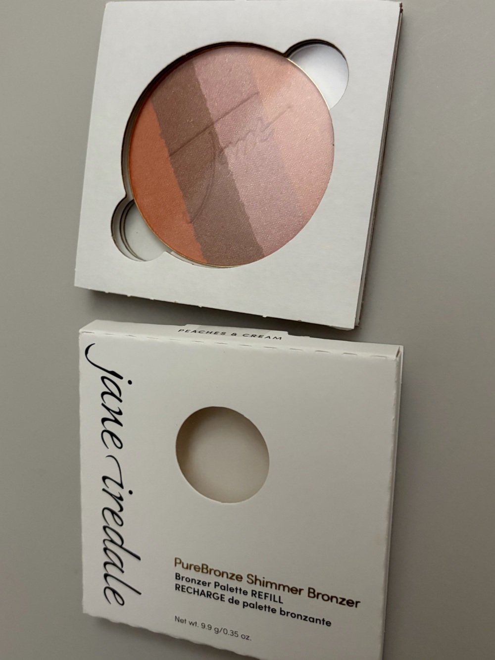 Jane Iredale PureBronze Shimmer Bronzer REFILL - Peaches & Cream